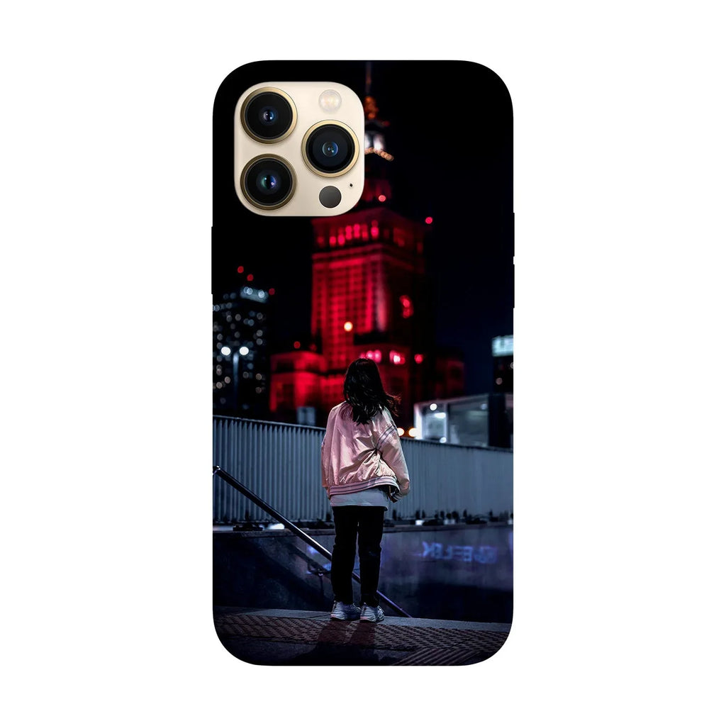 Husa compatibila cu Apple iPhone 15 model Red city lights, Silicon, TPU, Viceversa - Viceversa