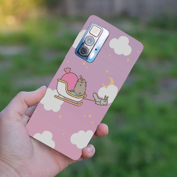 Husă din silicon Motorola G20 cu Kawaii christmas pusheen