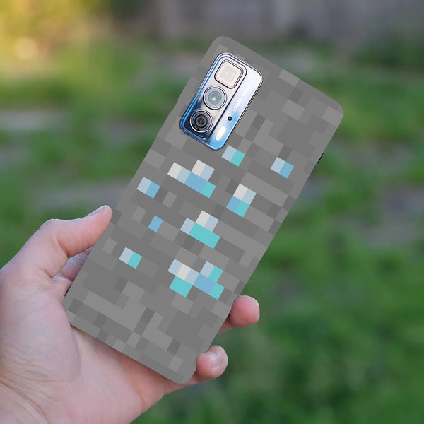 Husă din silicon Motorola G20 cu Diamond block