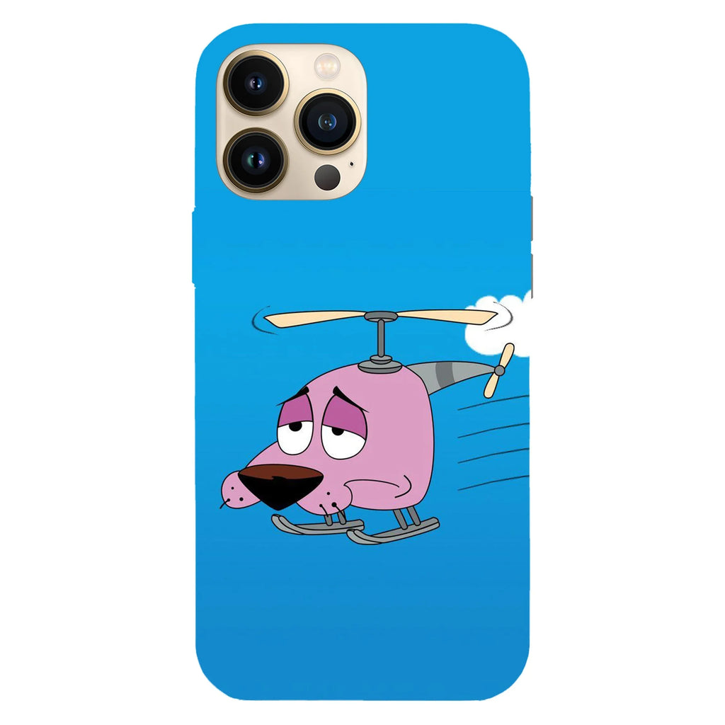 Husa compatibila cu Apple iPhone 15 Plus, Viceversa, model Courage Helicopter , Silicon, TPU - Viceversa