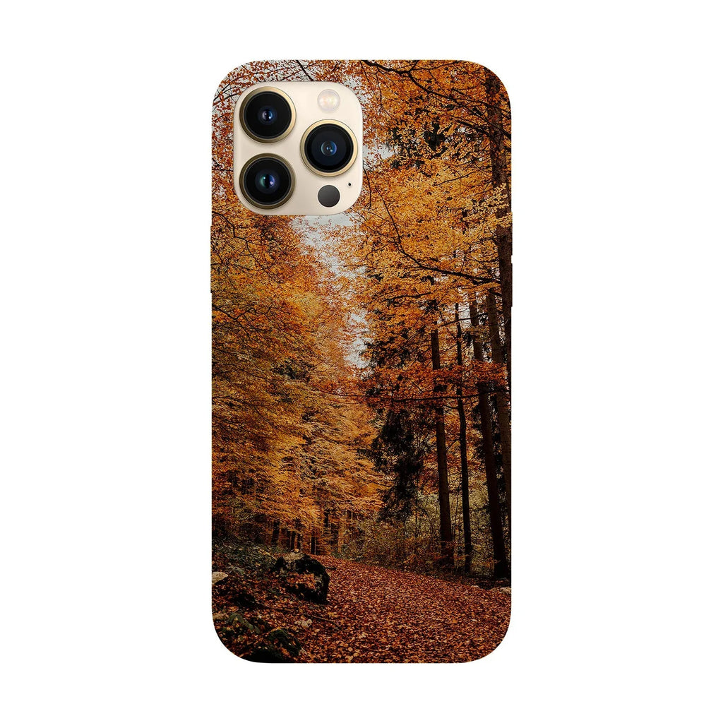 Husa compatibila cu Apple iPhone 15 model Forest in autumn, Silicon, TPU, Viceversa - Viceversa