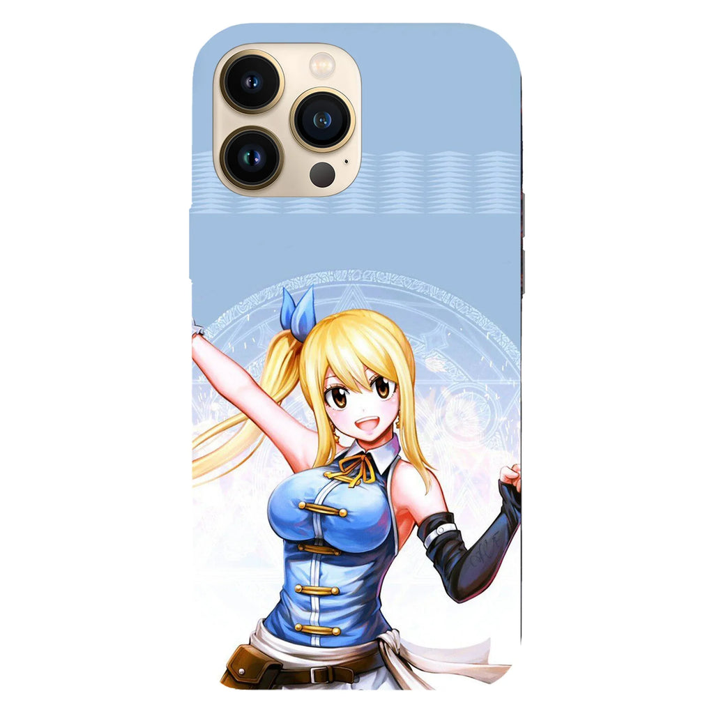 Husa telefon compatibila cu Apple iPhone 15 Pro, Viceversa, model Lucy Fairy Tail, Silicon, TPU - Viceversa