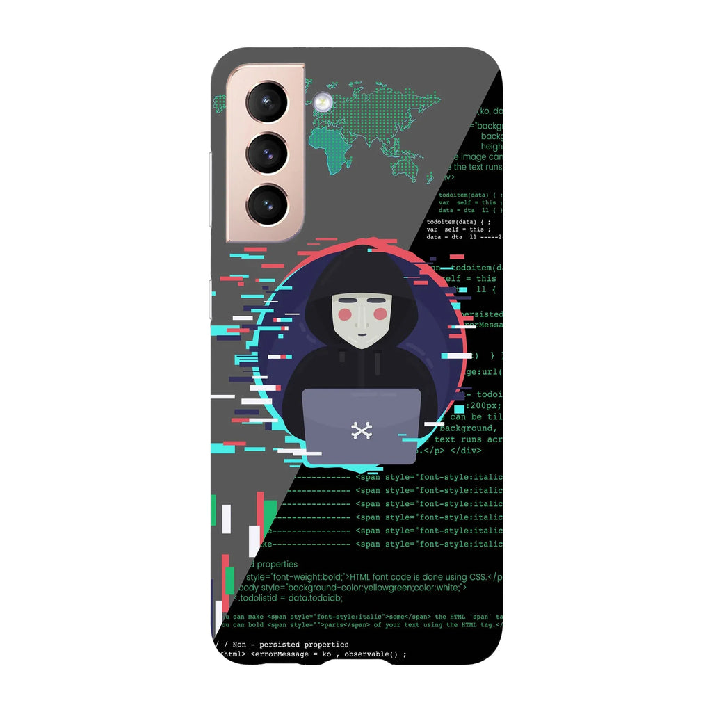 Husa compatibila cu Samsung Galaxy S22 Ultra model Cyber crime, Silicon, TPU, Viceversa - Viceversa