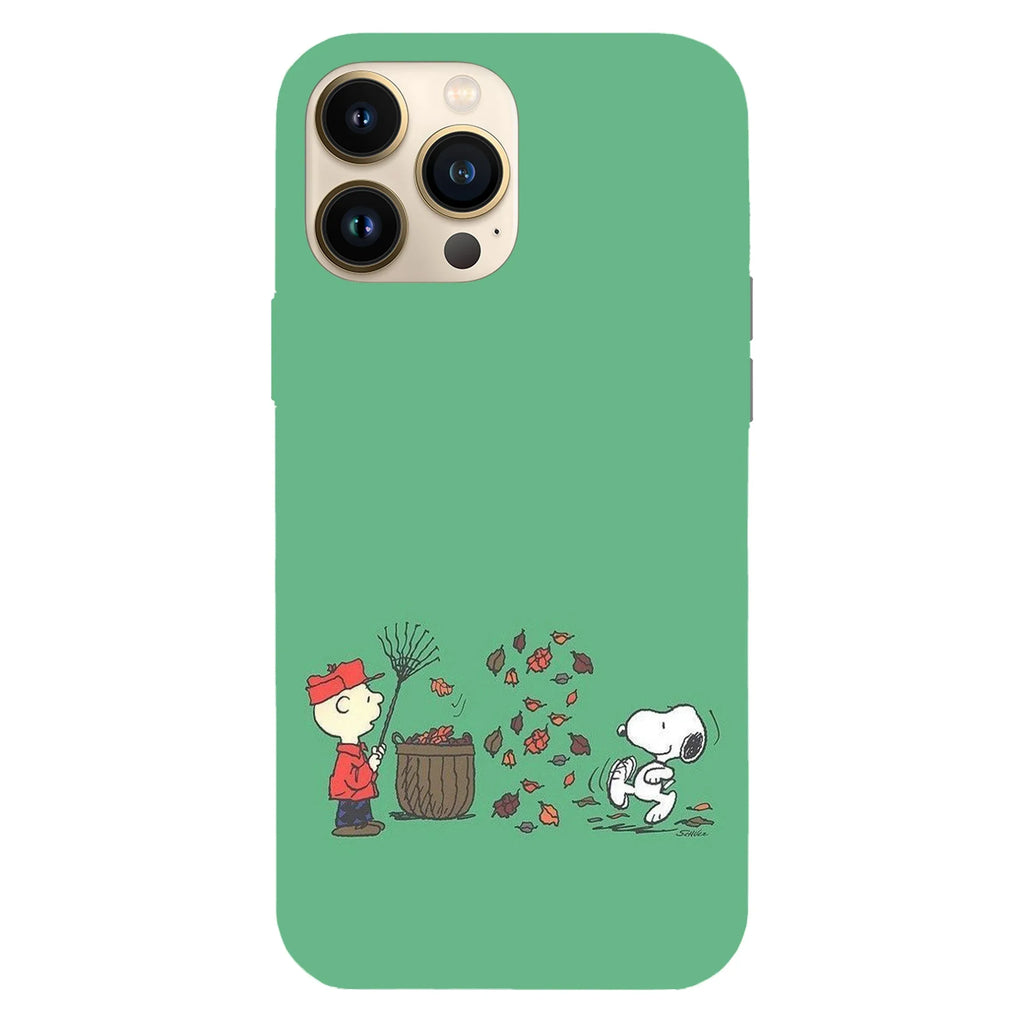 Husa compatibila cu Apple iPhone 15 Plus, Viceversa, model A helping hand from Snoopy , Silicon, TPU - Viceversa