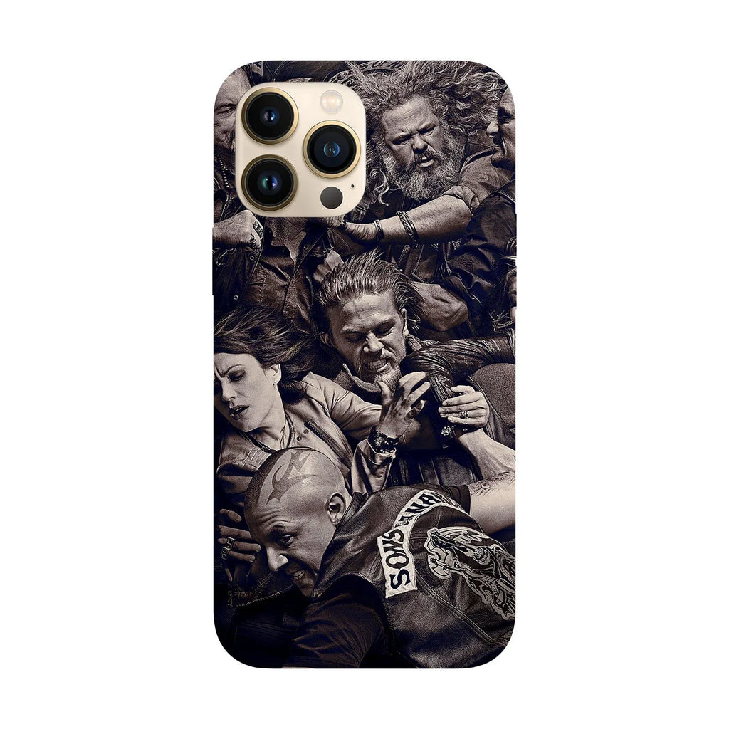 Husa compatibila cu Apple iPhone 15 model Sons of Anarchy cast, Silicon, TPU, Viceversa - Viceversa