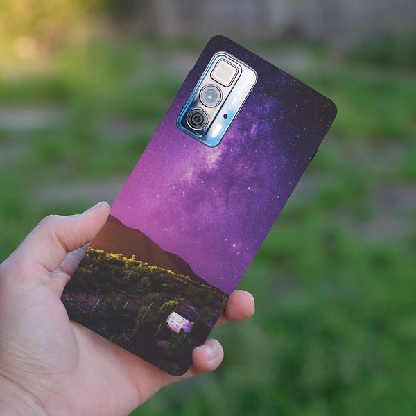 Husă din silicon Motorola G50 cu Purple night sky