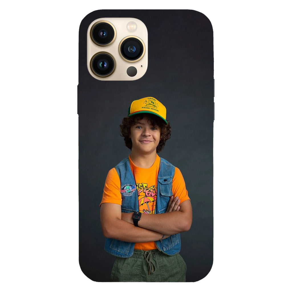 Husa telefon compatibila cu Apple iPhone 15 Pro, Viceversa, model Dustin Stranger things, Silicon, TPU - Viceversa