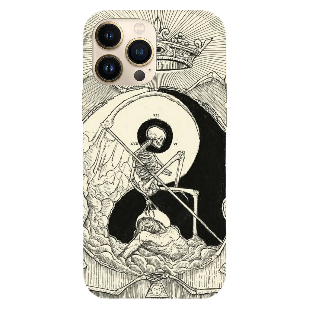 Husa compatibila cu Apple iPhone 15 Pro Max model Life and death cycle, Silicon, TPU, Viceversa - Viceversa