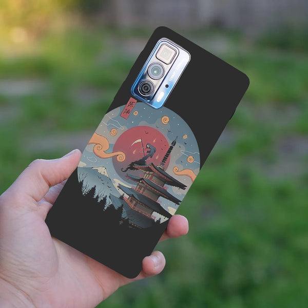 Husă din silicon Motorola Edge 20 Lite cu Shinigami in edo