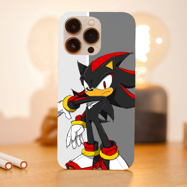 Husa telefon compatibila cu Apple iPhone 15 Pro, Viceversa, model Shadow Sonic The Hedgehog, Silicon, TPU - Viceversa