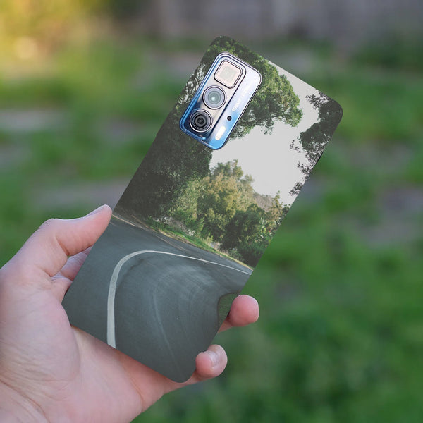 Husă din silicon Motorola Edge 20 Lite cu Forest road