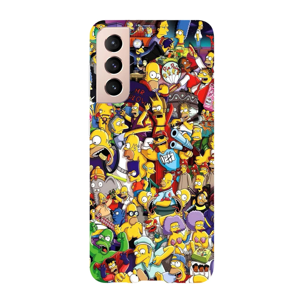 Husa compatibila cu Samsung Galaxy S22 Ultra model Simson Universe, Silicon, TPU, Viceversa - Viceversa