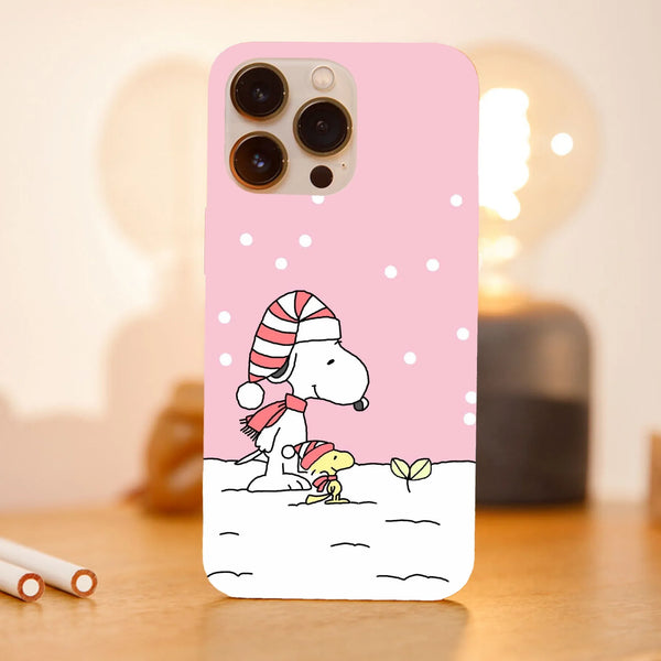 Husa Craciun compatibila cu Apple iPhone 15 Pro model Snoppy Christmas, Silicon, TPU, Viceversa - Viceversa