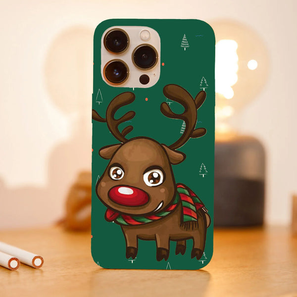 Husa Craciun compatibila cu Apple iPhone 15 Pro Max model Sweet Rudolf, Silicon, TPU, Viceversa - Viceversa
