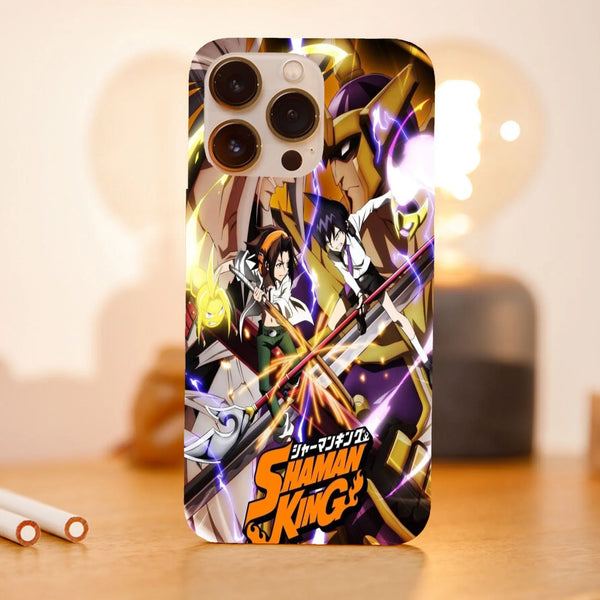 Husa telefon compatibila cu Apple iPhone 15 Plus, Viceversa, model Yoh and Ren Shaman King, Silicon, TPU - Viceversa