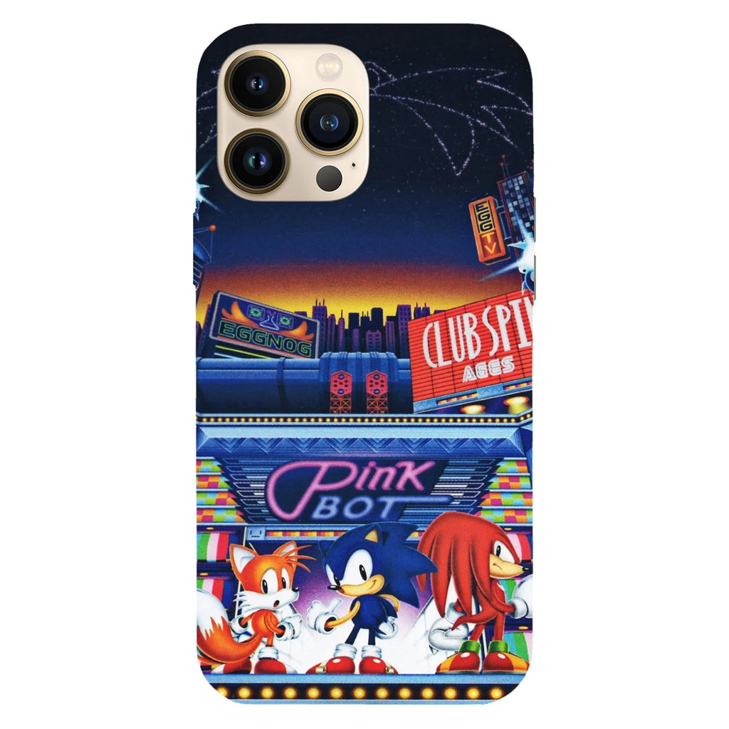 Husa telefon compatibila cu Apple iPhone 15, Viceversa, model Sonic x Tails x Knuckles, Silicon, TPU - Viceversa