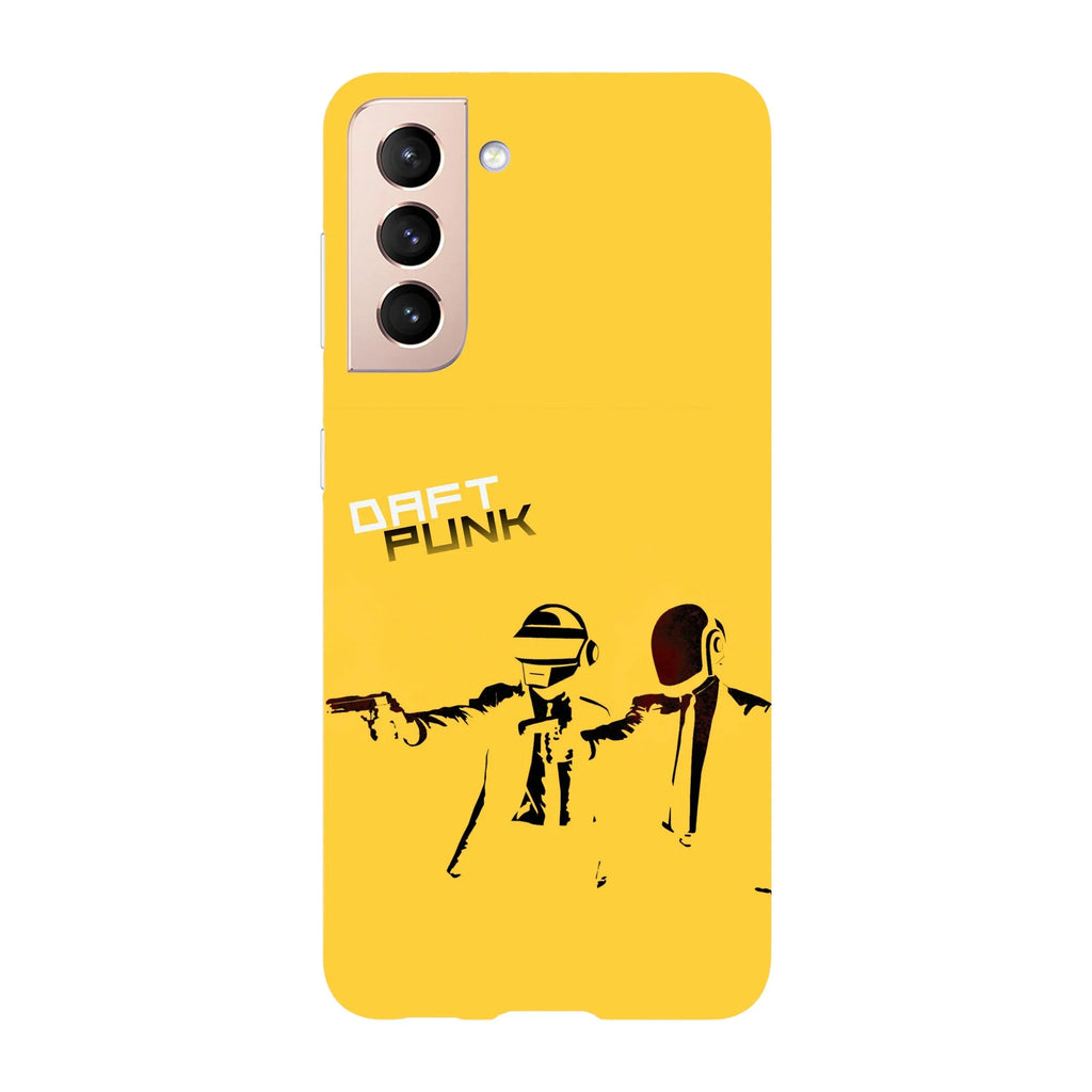 Husa compatibila cu Samsung Galaxy S22 Ultra model Daft punk gun fight, Silicon, TPU, Viceversa - Viceversa