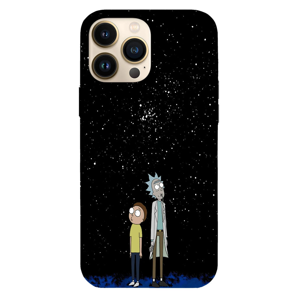 Husa compatibila cu Apple iPhone 15 Pro Max model New universe Rick and Morty, Silicon, TPU, Viceversa - Viceversa