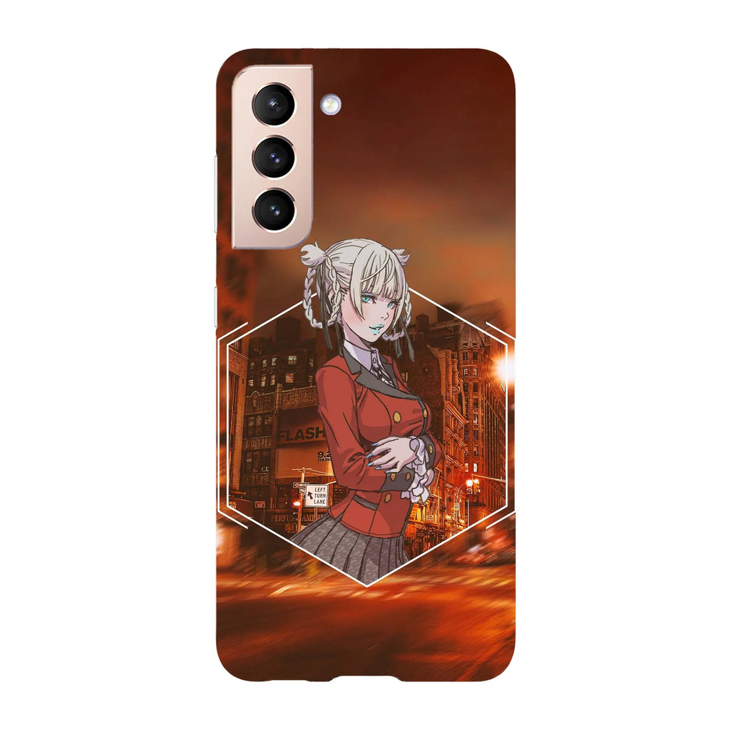 Husa compatibila cu Samsung Galaxy S22 Ultra model Kirari Momobami Kakegurui, Silicon, TPU, Viceversa - Viceversa