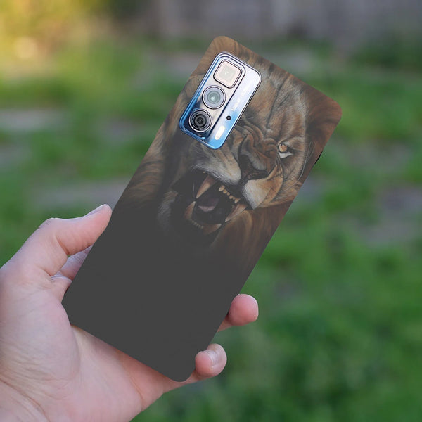 Husă din silicon Motorola G71 5G cu 71 5g lion roar