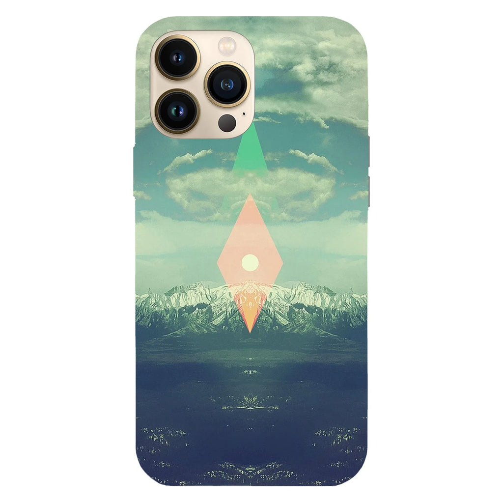 Husa compatibila cu Apple iPhone 15 Pro model Hipster nature artwork, Silicon, TPU, Viceversa - Viceversa