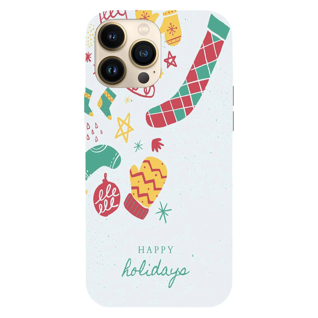 Husa Craciun compatibila cu Apple iPhone 15 Pro model Christmas Socks, Silicon, TPU, Viceversa - Viceversa
