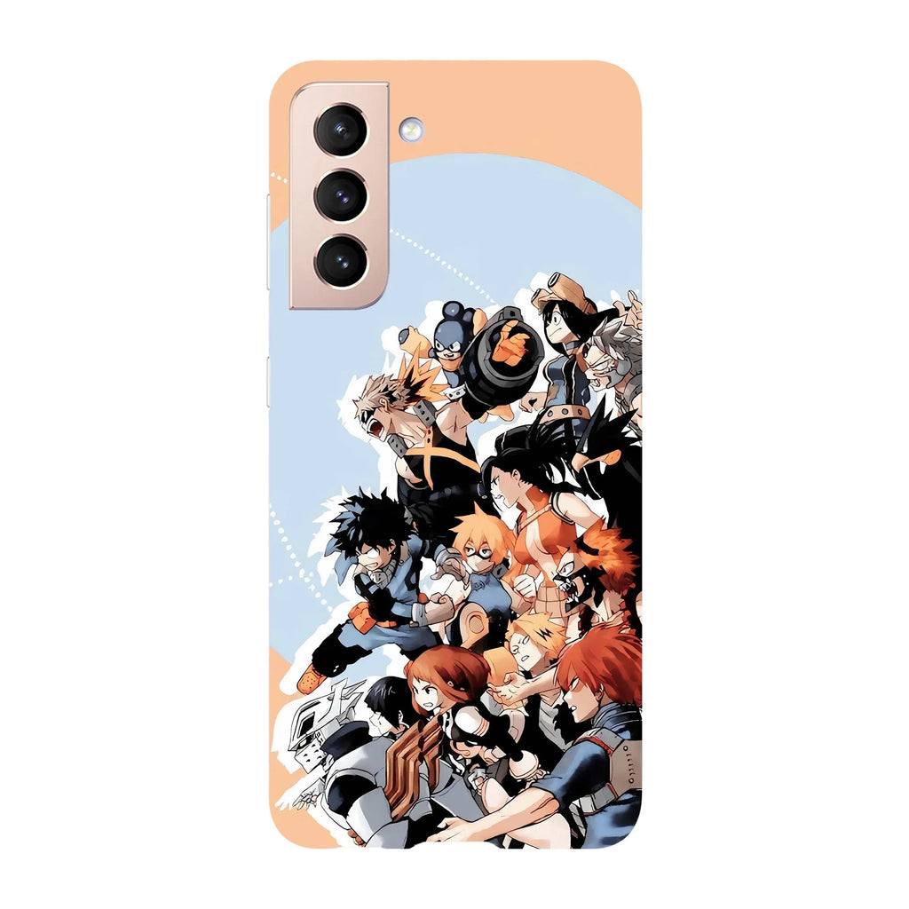 Husa compatibila cu Samsung Galaxy S22 Ultra model Boku no Hero Academia Anime, Silicon, TPU, Viceversa - Viceversa