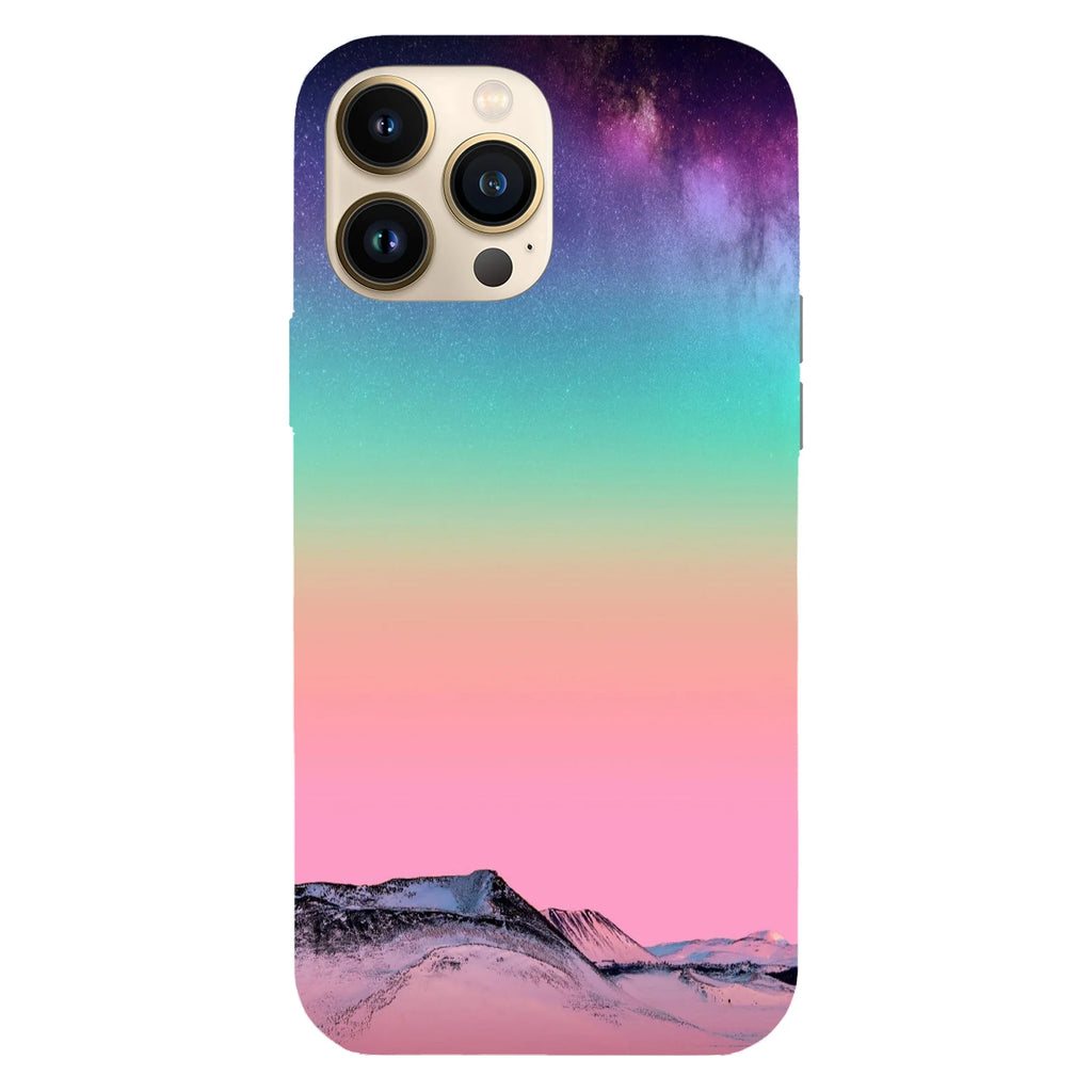 Husa compatibila cu Apple iPhone 15 Pro model Color vibe mountains, Silicon, TPU, Viceversa - Viceversa