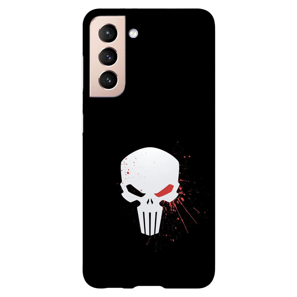 Husa compatibila cu Samsung Galaxy S22 Ultra model Punisher, Silicon, TPU, Viceversa - Viceversa