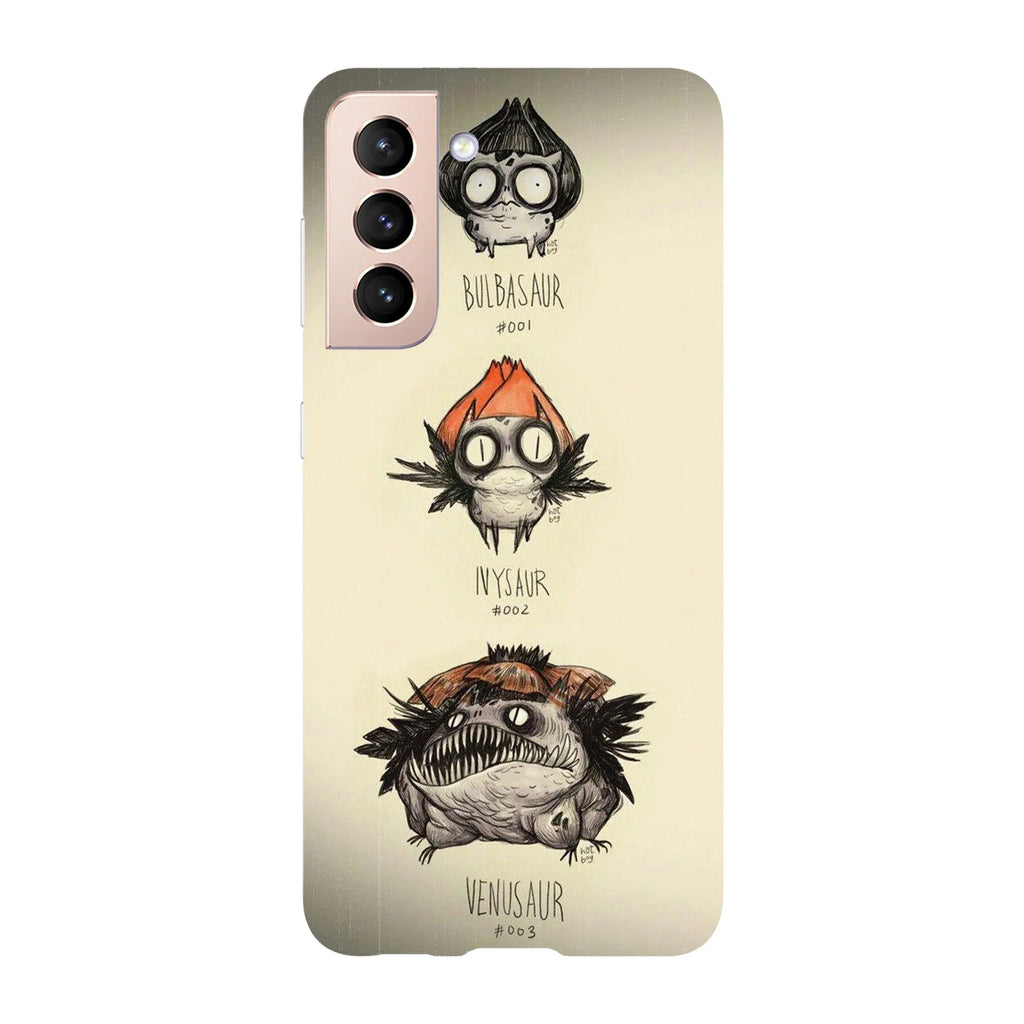 Husa compatibila cu Samsung Galaxy S22 Ultra model Bulbasaur evolutions Tenebrism Style, Silicon, TPU, Viceversa - Viceversa