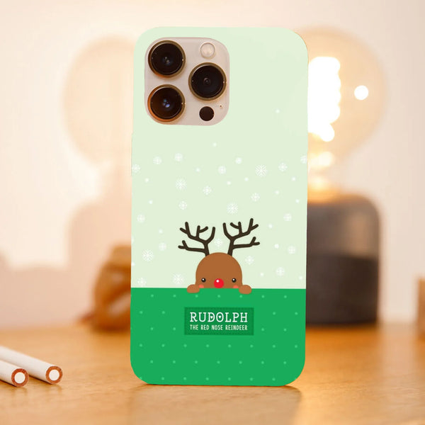 Husa Craciun compatibila cu Apple iPhone 15 Pro model Rudolf the red nose reindeer, Silicon, TPU, Viceversa - Viceversa