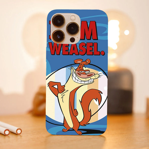 Husa compatibila cu Apple iPhone 15 Pro Max model I am Weasel, Silicon, TPU, Viceversa - Viceversa