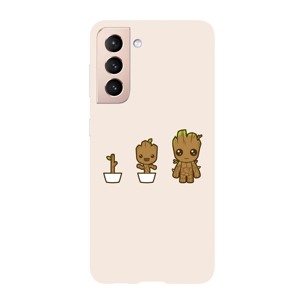 Husa compatibila cu Samsung Galaxy S22 Ultra model Hi I'm Groot, Silicon, TPU, Viceversa - Viceversa