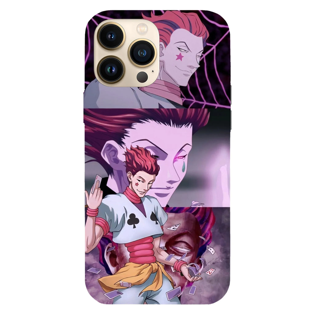 Husa telefon compatibila cu Apple iPhone 15 Pro, Viceversa, model Hisoka Powers Hunter x Hunter, Silicon, TPU - Viceversa