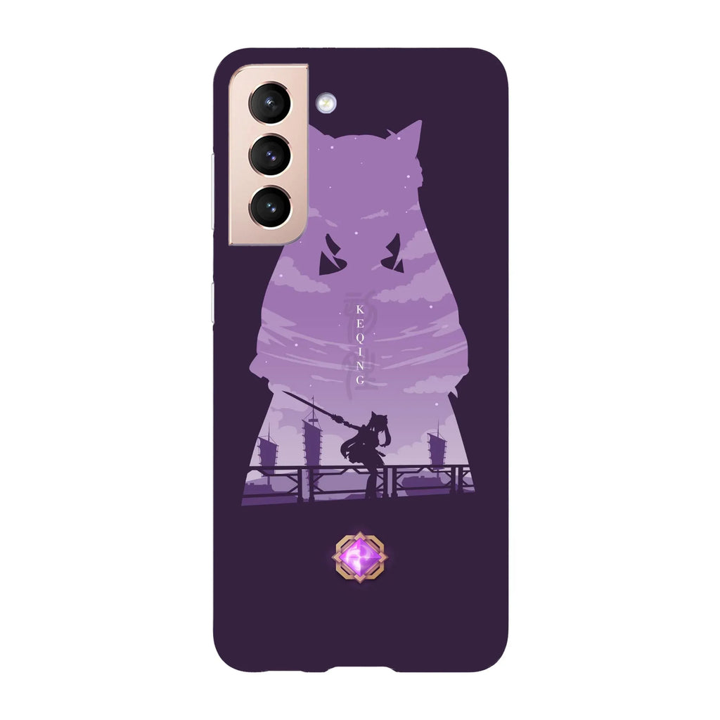 Husa compatibila cu Samsung Galaxy S22 Ultra model Genshin Impact Keqing, Silicon, TPU, Viceversa - Viceversa