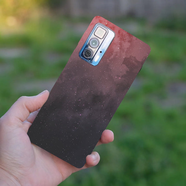 Husă din silicon Motorola Edge 20 Lite cu Red stars