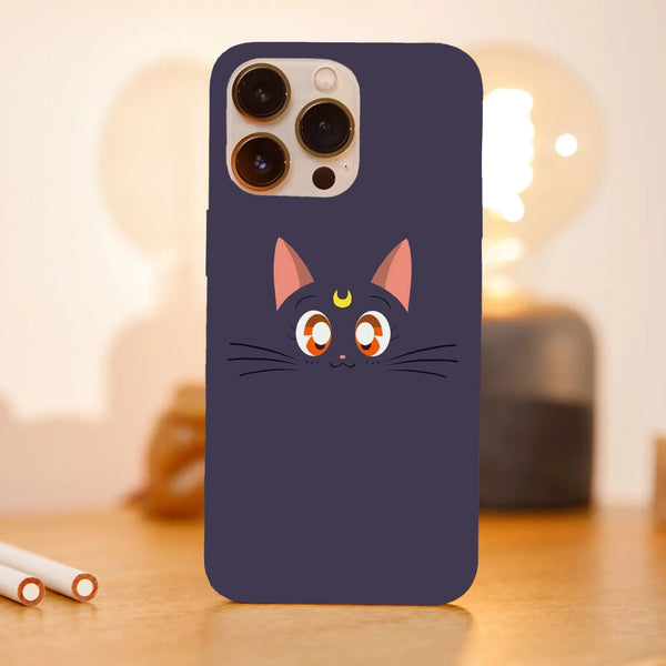 Husa compatibila cu Apple iPhone 15 Pro Max model Sailor Moon Luna, Silicon, TPU, Viceversa - Viceversa