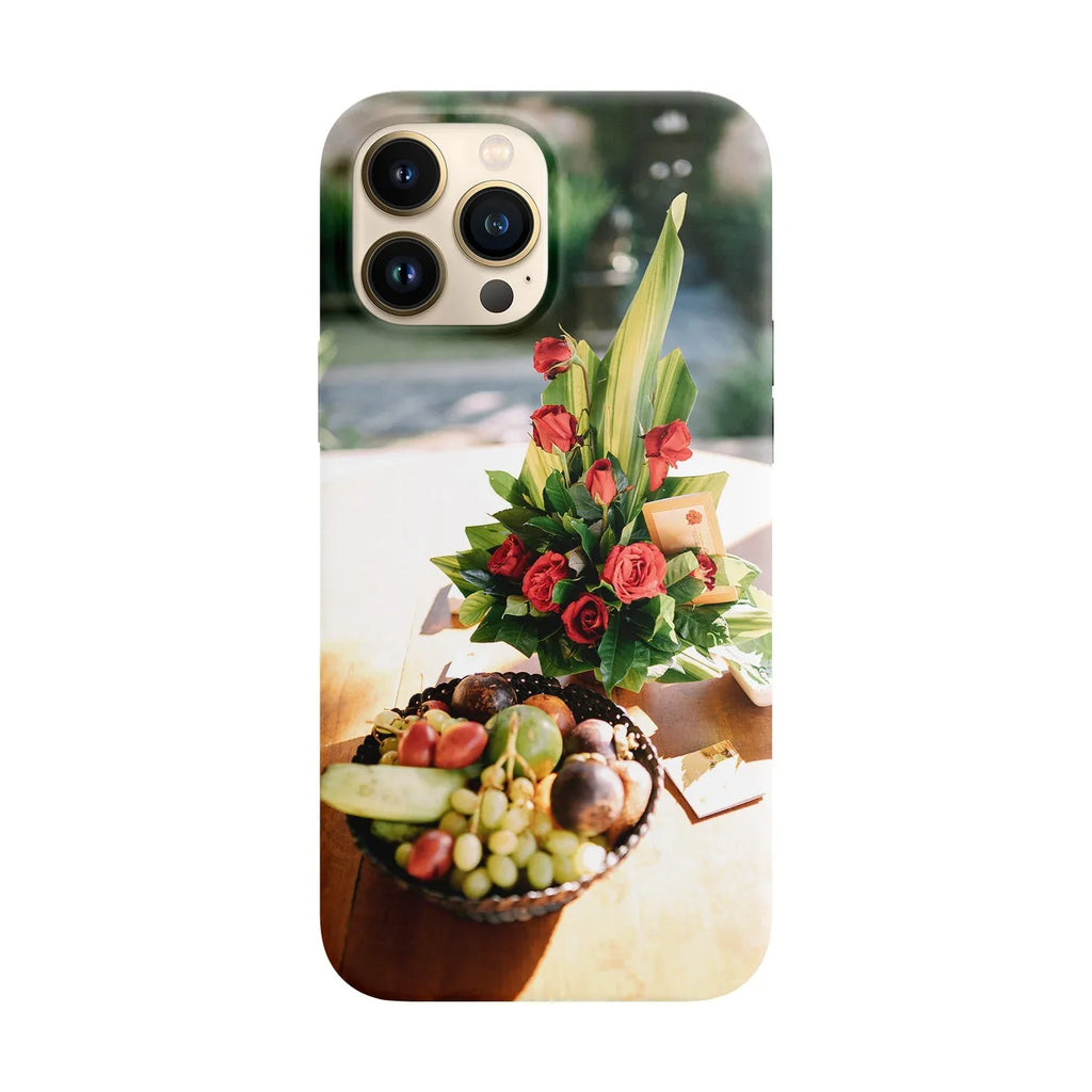 Husa compatibila cu Apple iPhone 15 model Fruit and flower basket, Silicon, TPU, Viceversa - Viceversa