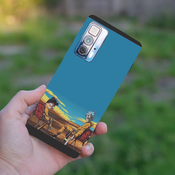 Husă din silicon Motorola G20 cu Rick and morty breaking bad