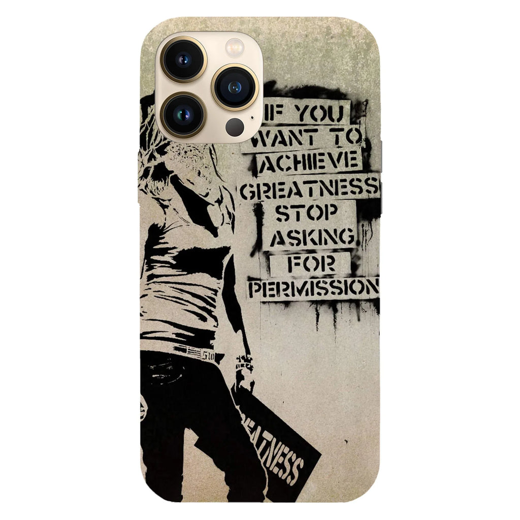 Husa compatibila cu Apple iPhone 15 Pro model stop asking for permission, Silicon, TPU, Viceversa - Viceversa