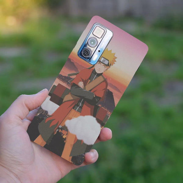 Husă din silicon Motorola Edge 20 cu Naruto sage mode