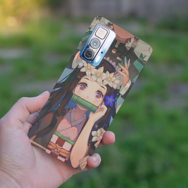 Husă din silicon Motorola G22 cu O g22 nezuko kamado demonslayer