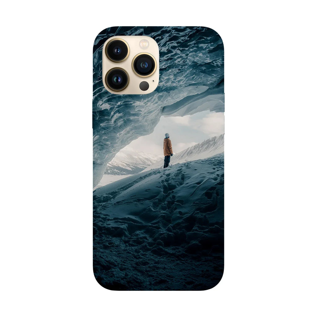 Husa compatibila cu Apple iPhone 15 model Snow cave, Silicon, TPU, Viceversa - Viceversa