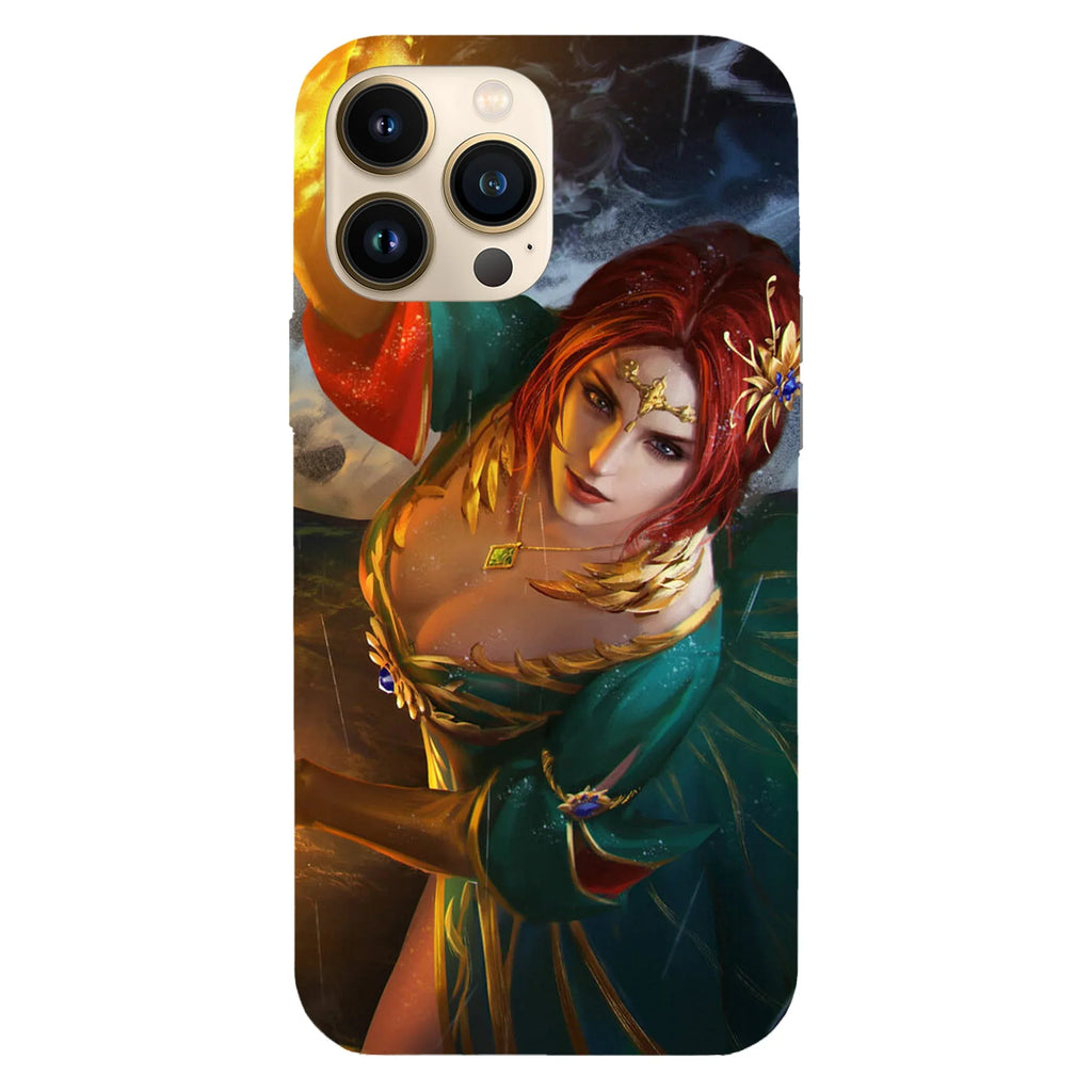 Husa telefon compatibila cu Apple iPhone 15 Pro, Viceversa, model Triss Merigold The Witcher, Silicon, TPU - Viceversa