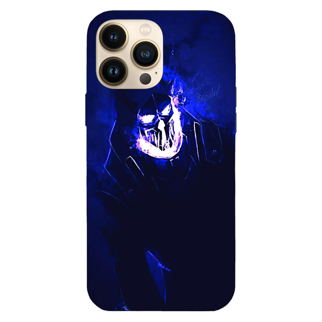 Husa compatibila cu Apple iPhone 15 Pro model Ghost rider, Silicon, TPU, Viceversa - Viceversa