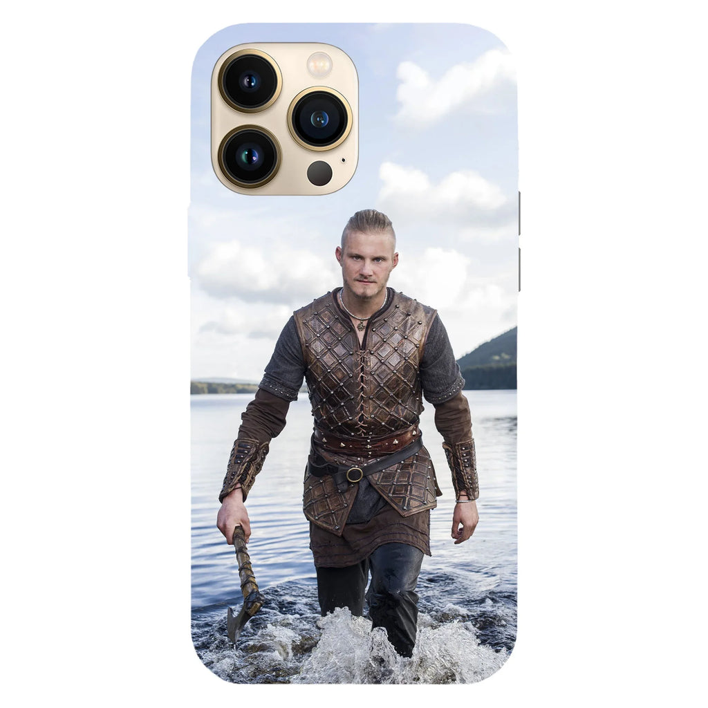 Husa telefon compatibila cu Apple iPhone 15, Viceversa, model Bjorn Lothbrok Vikings, Silicon, TPU - Viceversa