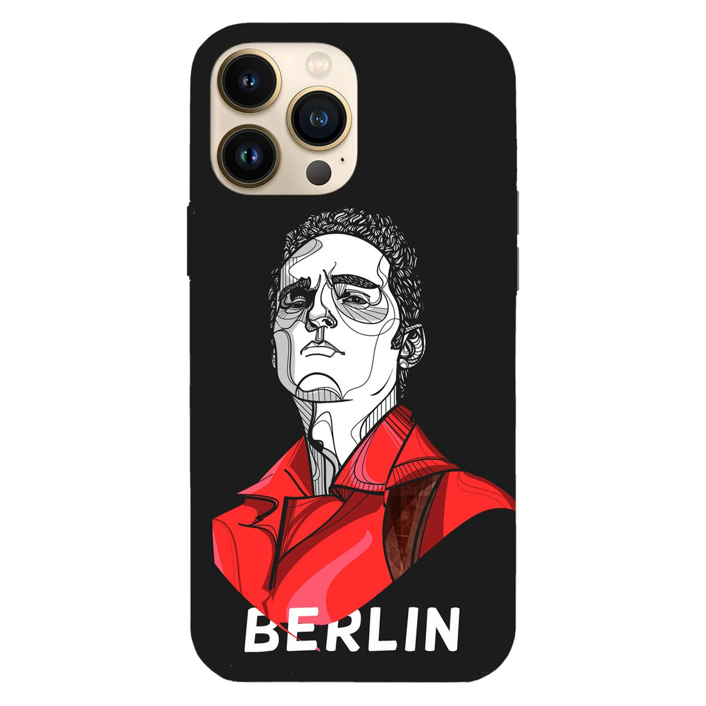 Husa telefon compatibila cu Apple iPhone 15 Plus, Viceversa, model Berlin Casa del Papel, Silicon, TPU - Viceversa