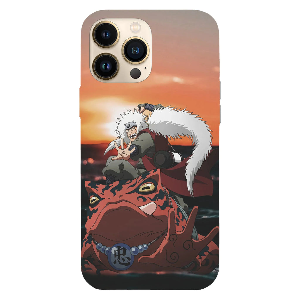 Husa compatibila cu Apple iPhone 15 Pro model Jiraiya Sensei Naruto Anime, Silicon, TPU, Viceversa - Viceversa