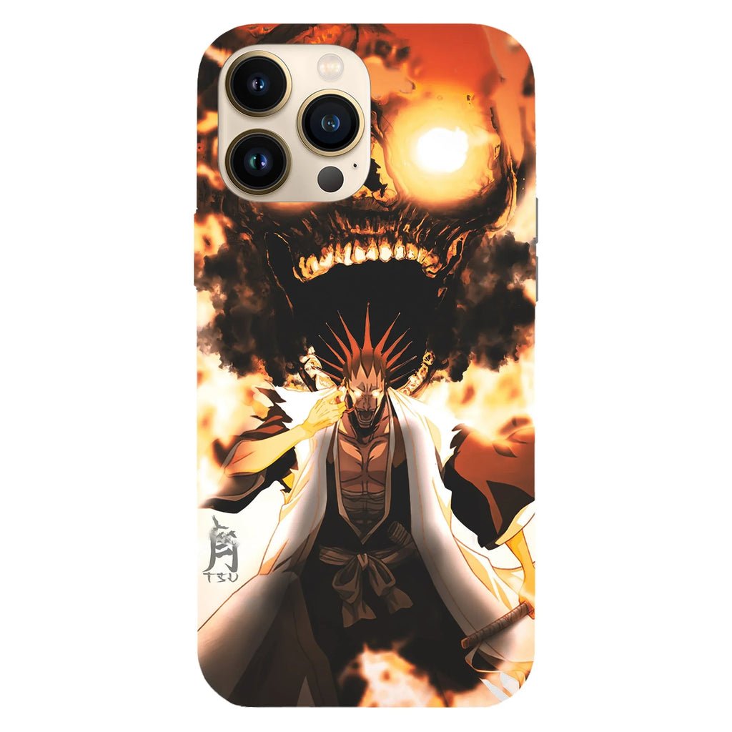 Husa telefon compatibila cu Apple iPhone 15 Pro, Viceversa, model Kenpachi Zaraki Bleach, Silicon, TPU - Viceversa