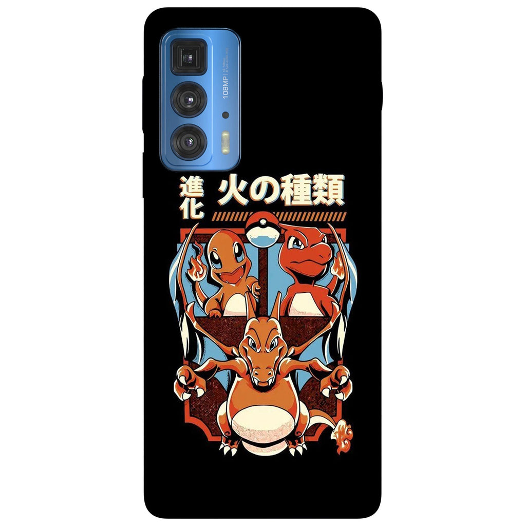 Husă din silicon Motorola G71 5G cu 71 5g charizard evolutions